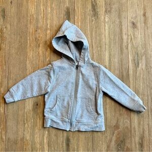 Hanna Andersson Light Gray Kids Hoodie 3T, 90cm